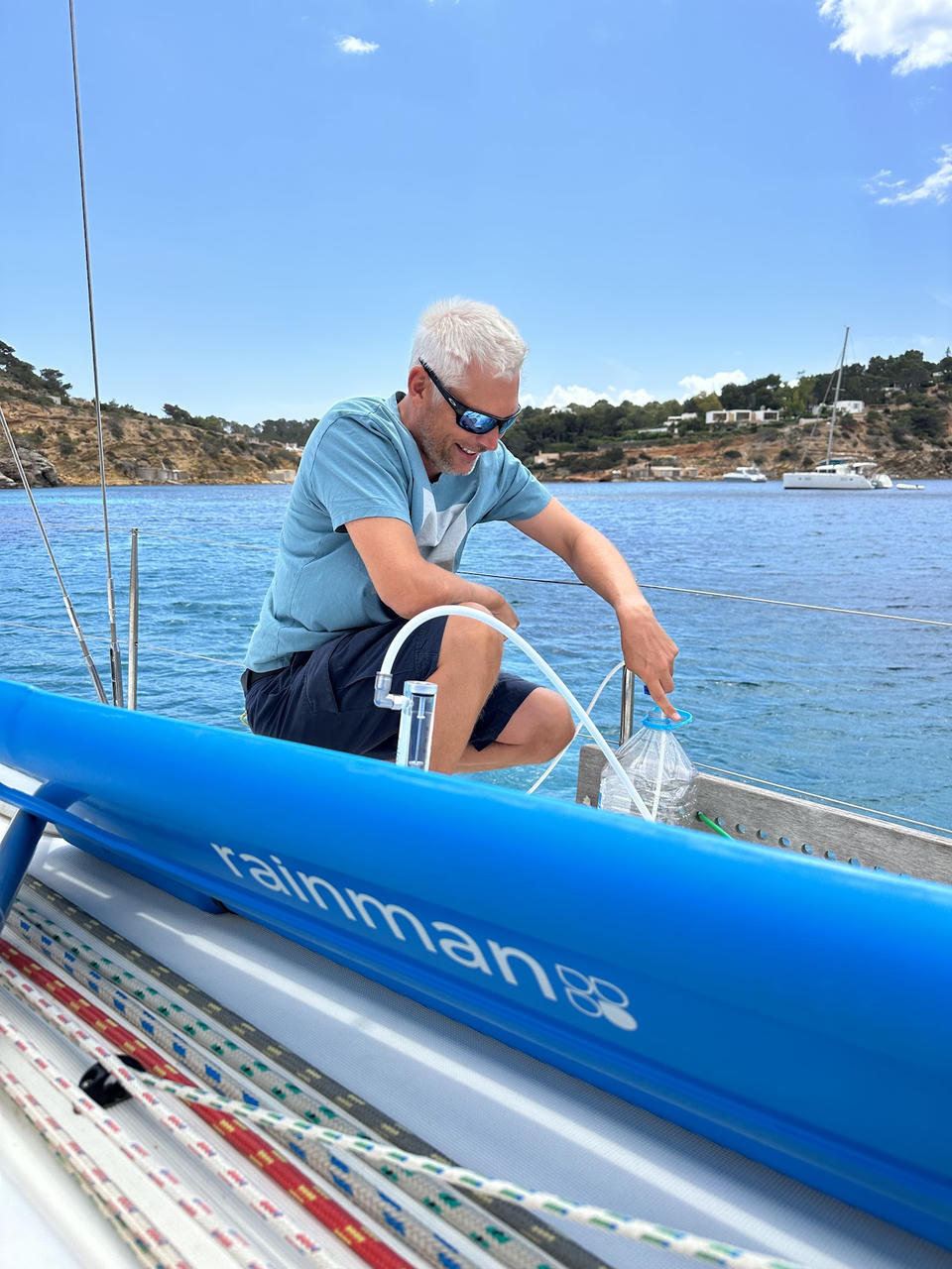 Using the watermaker